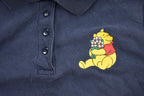 Vintage 1990s Winnie The Pooh Printed Sleeveless Polo Shirt