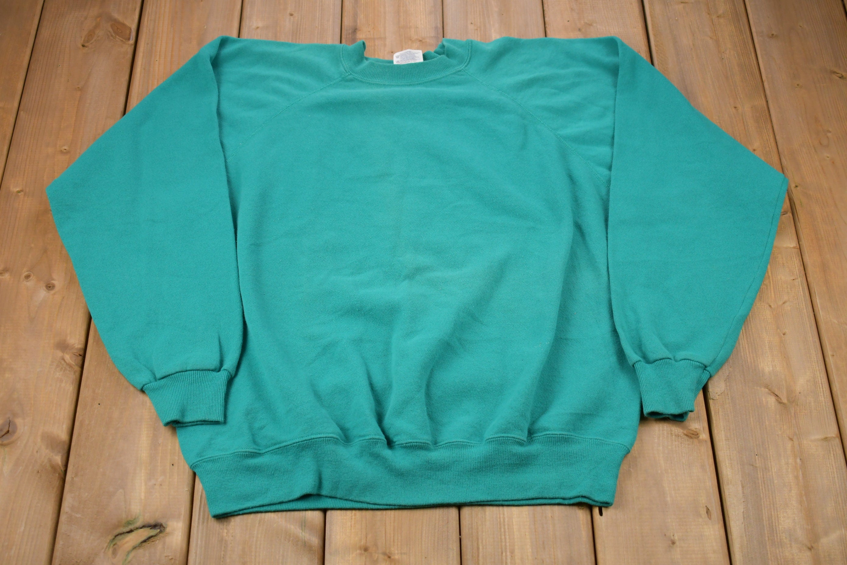 Vintage 1990 Made In USA Raglan Sleeve Crewneck Sweatshirt