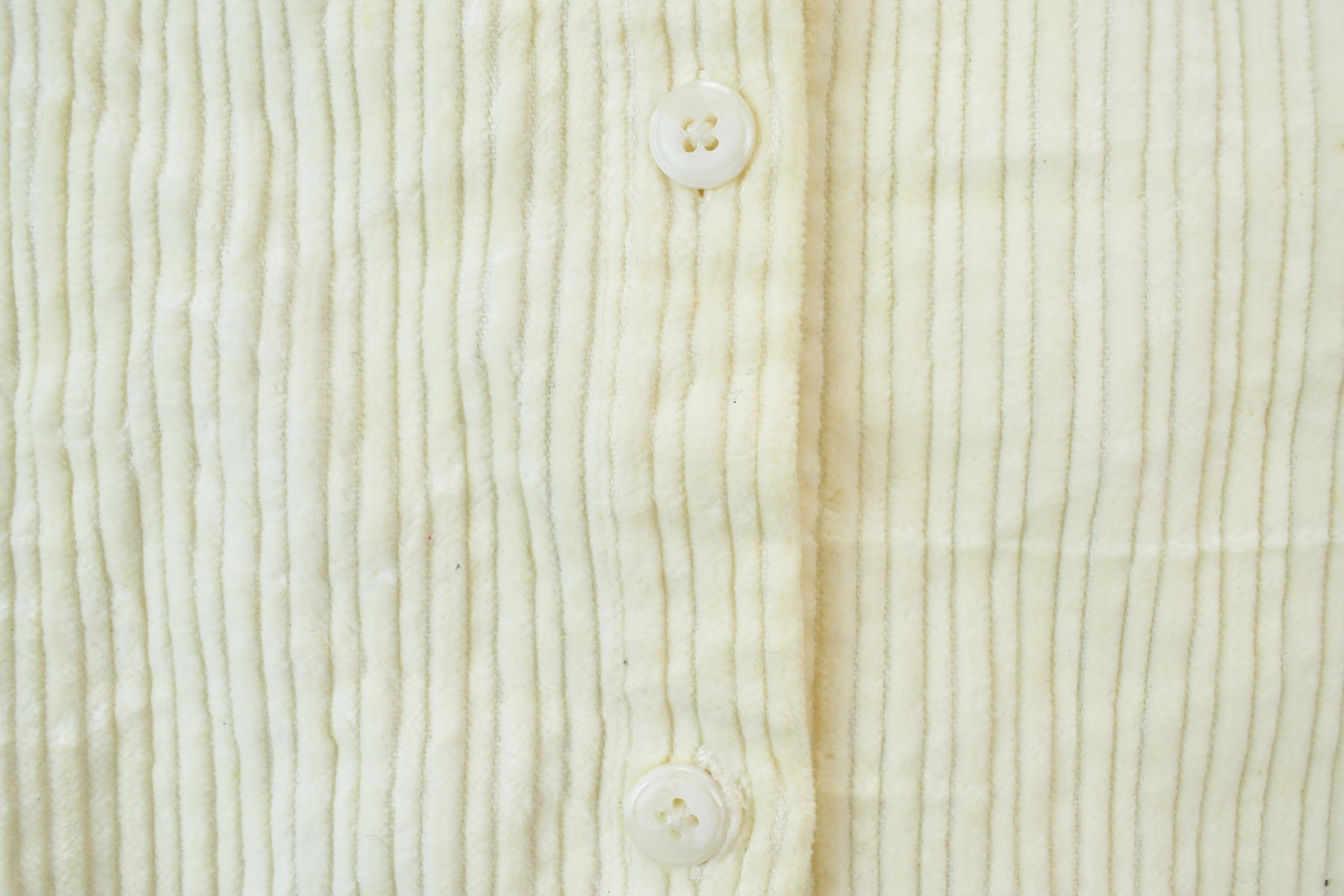 Vintage 1990s Croft Barrow Ribbed Blank Button Up Shirt