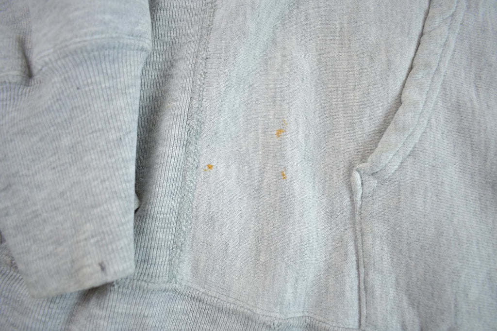 Vintage 1980s Champion Reverse Weave Blank Heavy Weight Hoodie Sweatshirt Made In USA