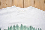 Vintage 1990s Forrest Raccons Black Bears Graphic T-Shirt