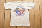 Vintage 1997 Proud To Be American Eagle And American Flag Souvenir T-Shirt