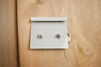 Vintage 1980s Black White & Gold Earrings