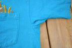 Vintage 1990s Fantasia Mickey Mouse Disney Embroidered Pocket T-Shirt
