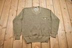 Vintage 1980s Kaid Daniel Mitchell Wool Knit Sweater