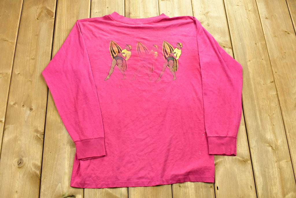 Vintage 90's Salem Cigarette Promo "Catch A Chill" T-Shirt / Longsleeve / 80s / 90s / Streetwear / Retro Style / Single Stitch / Made In USA