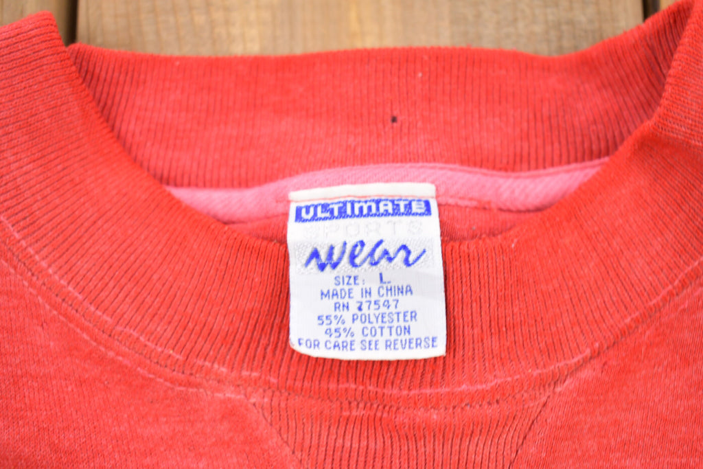 Vintage 1990s University of Wisconsin Badgers Graphic Collegiate Crewneck