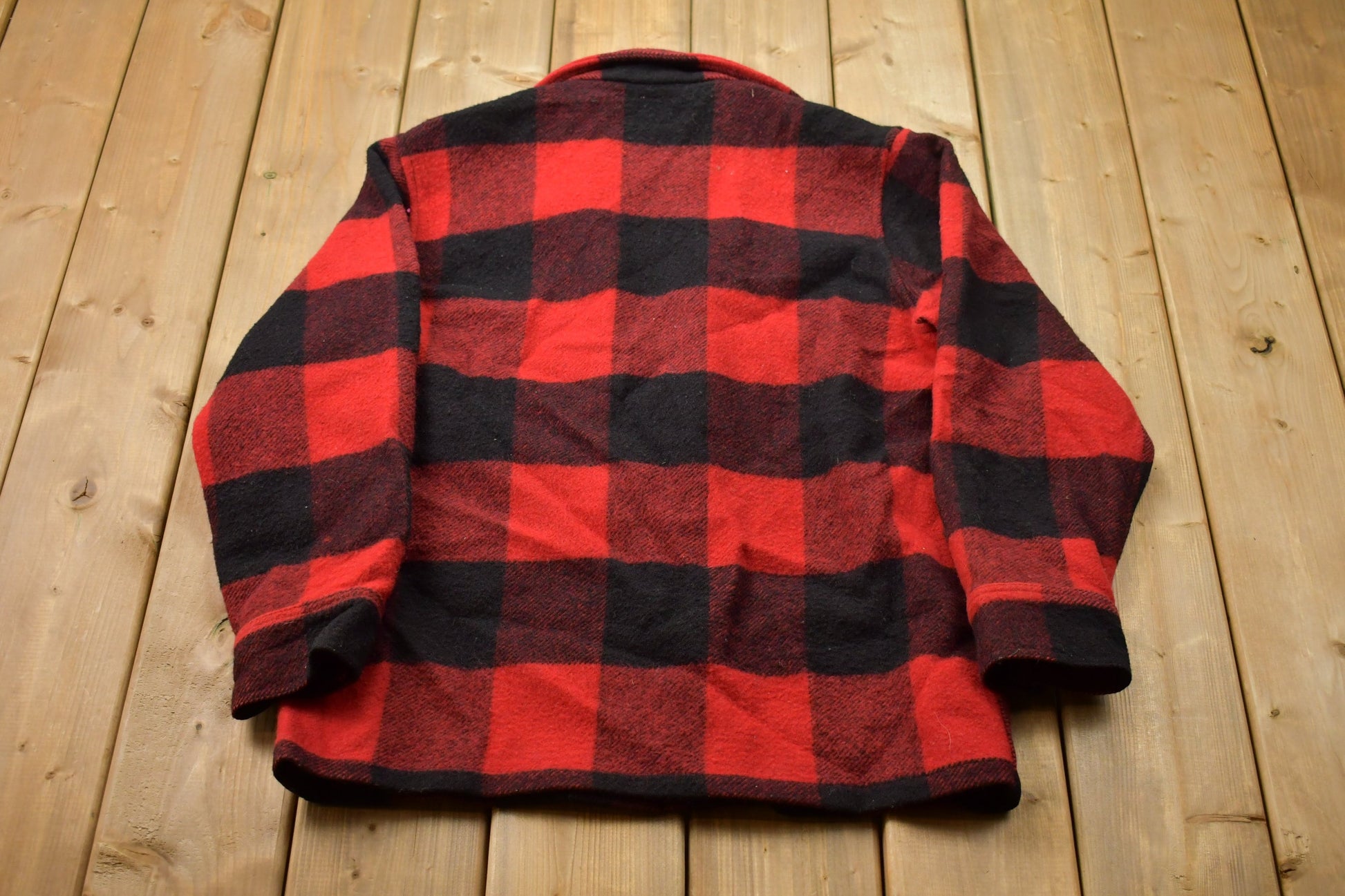 Vintage 1960s Bemidji 100% Wool Jacket  Wool Jacket  Vintage 60s Jacket  Outdoor  Winter  Made In USA  Buffalo Plaid