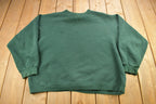 Vintage 1990s Blank Forest Green Pluma Crewneck Sweatshirt