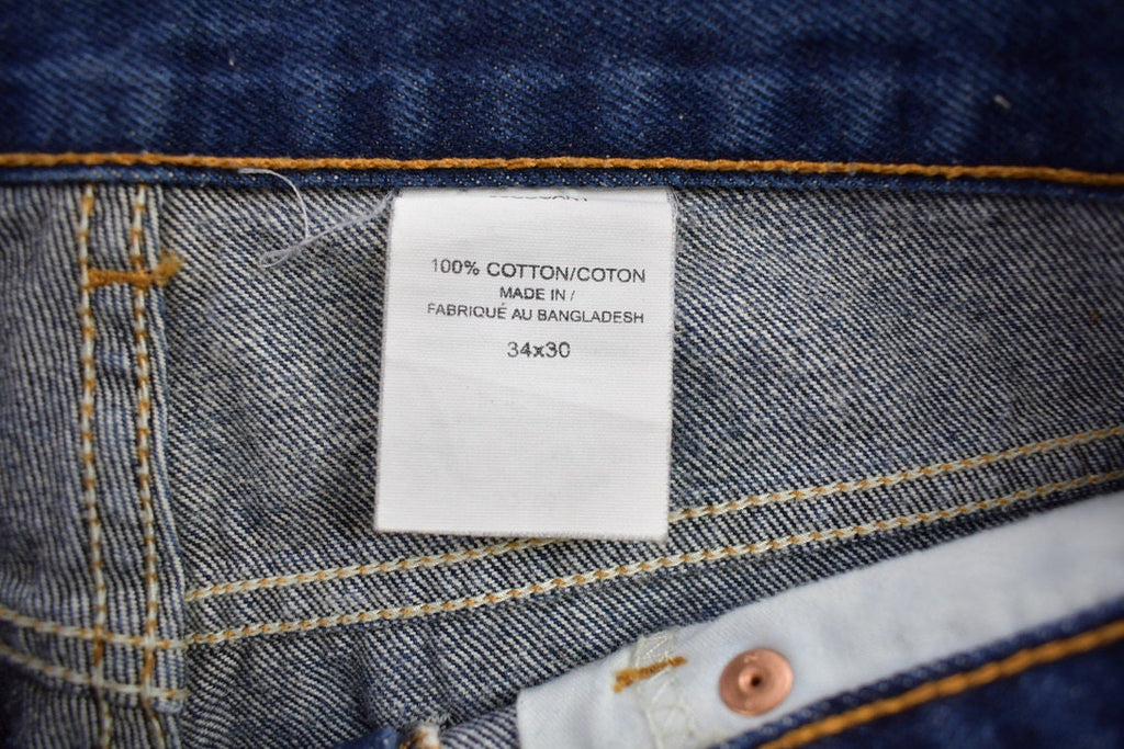 Vintage 1990s Levi's Blue Jeans Size 34x30