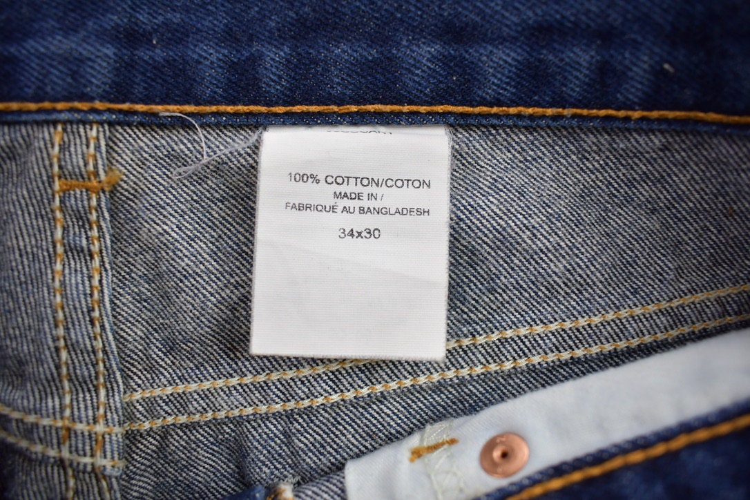 Vintage 1990s Levi's Blue Jeans Size 34x30