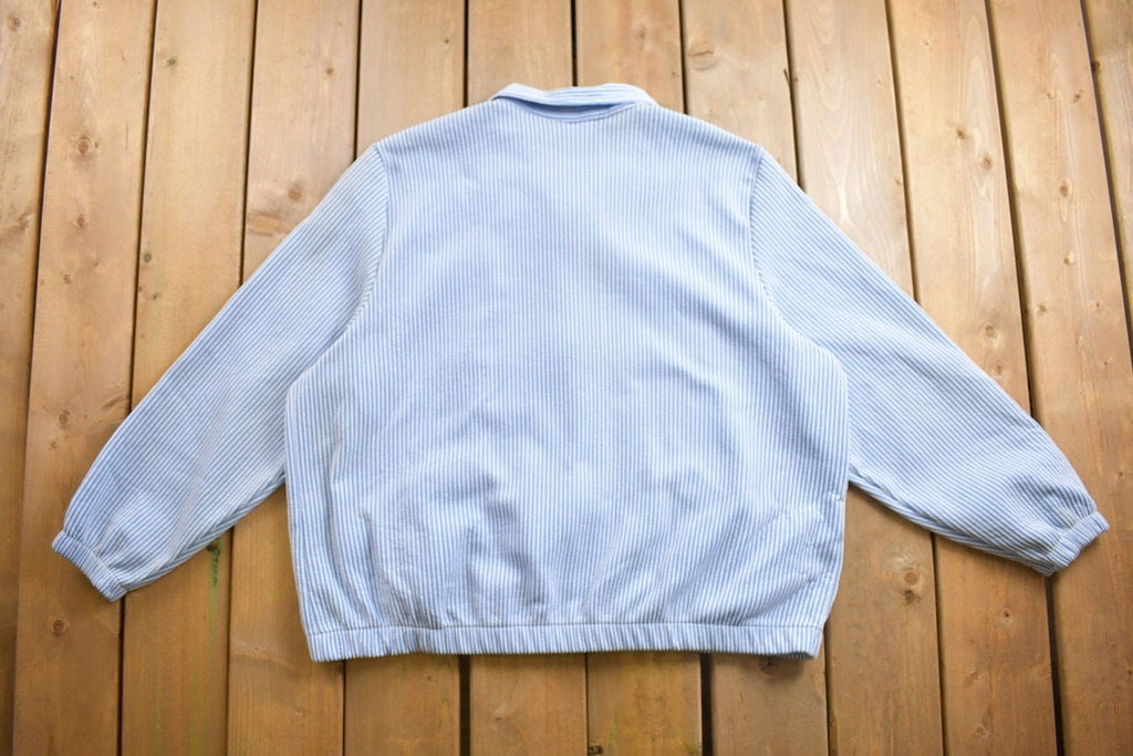 Vintage 1980s Pinstripe Light Jacket