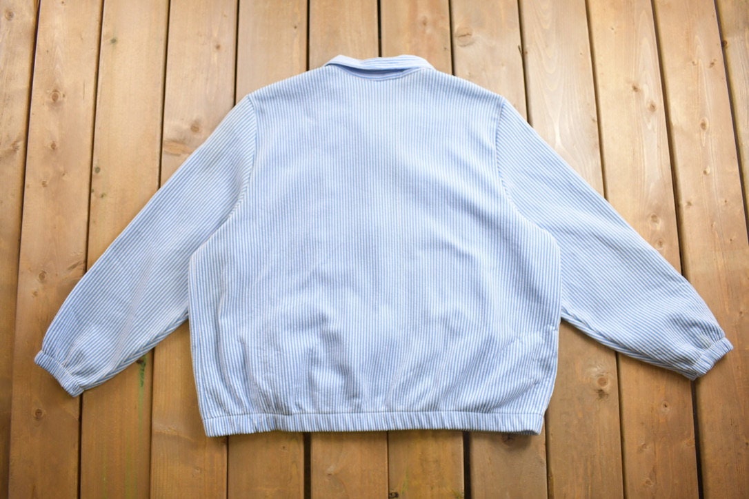 Vintage 1980s Pinstripe Light Jacket