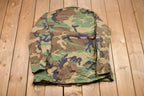 Vintage 1990s Army Camo Button Up Jacket