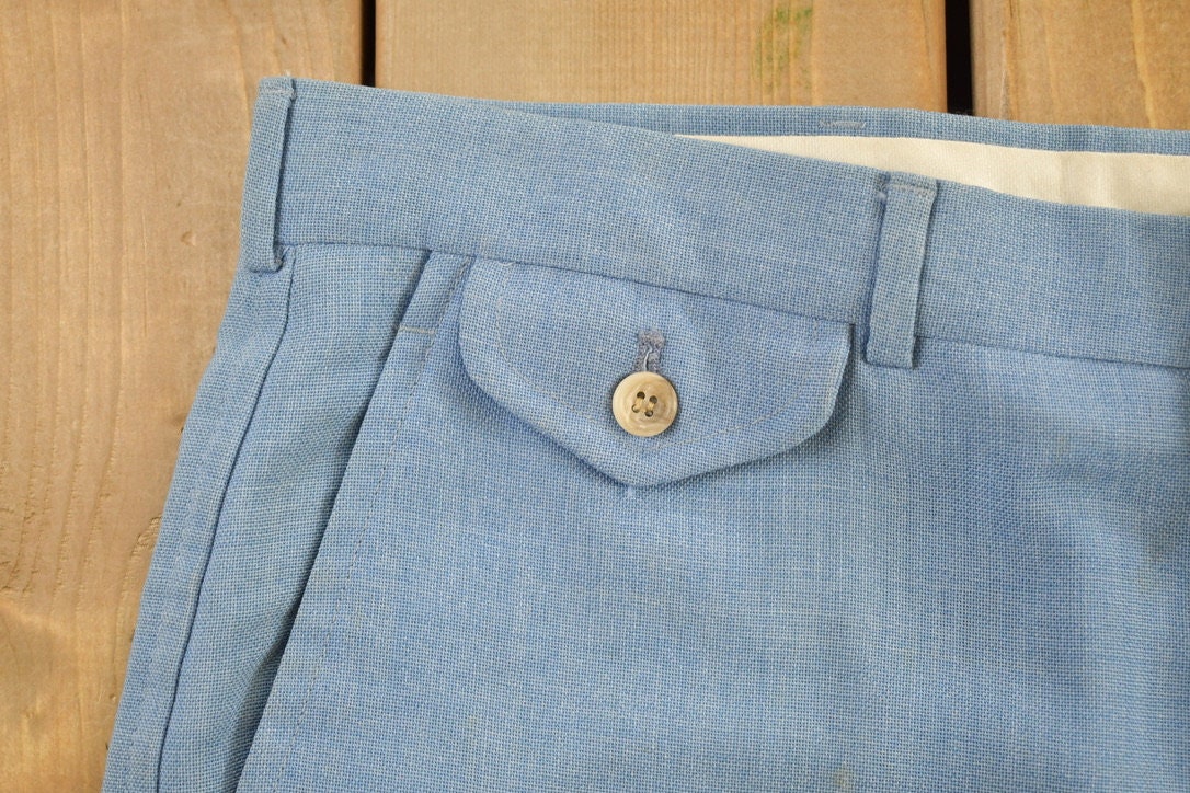 Vintage 1980's Stanley Blacker Pleated Pants 36 x 28
