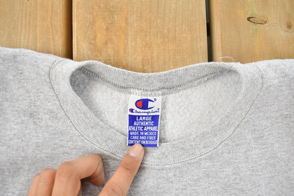 Vintage 1990s Bradley University Grandparent Crewneck Sweatshirt Men's Large