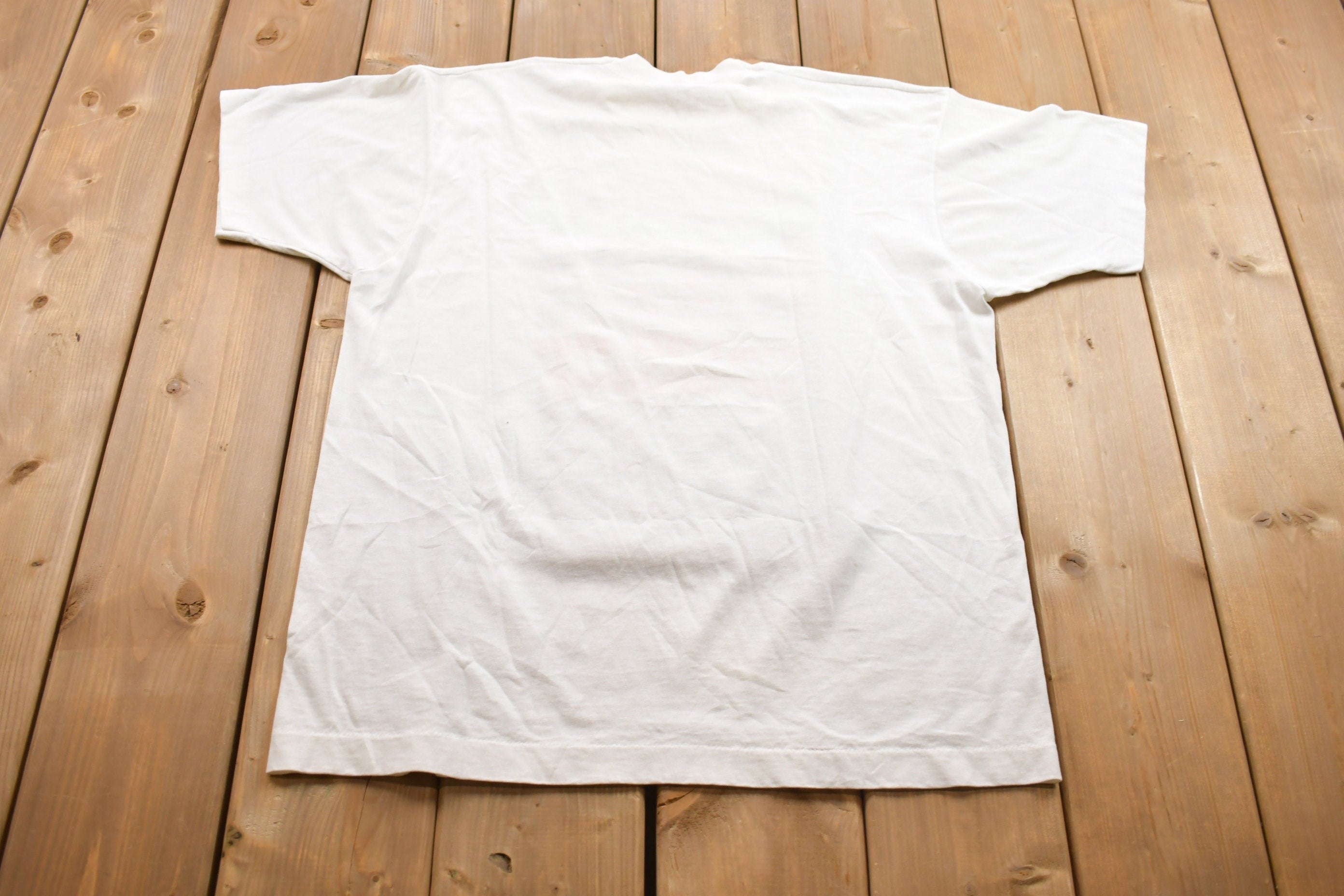 Vintage 1990 North Fond Du Lac Pride Day Run Graphic T-Shirt