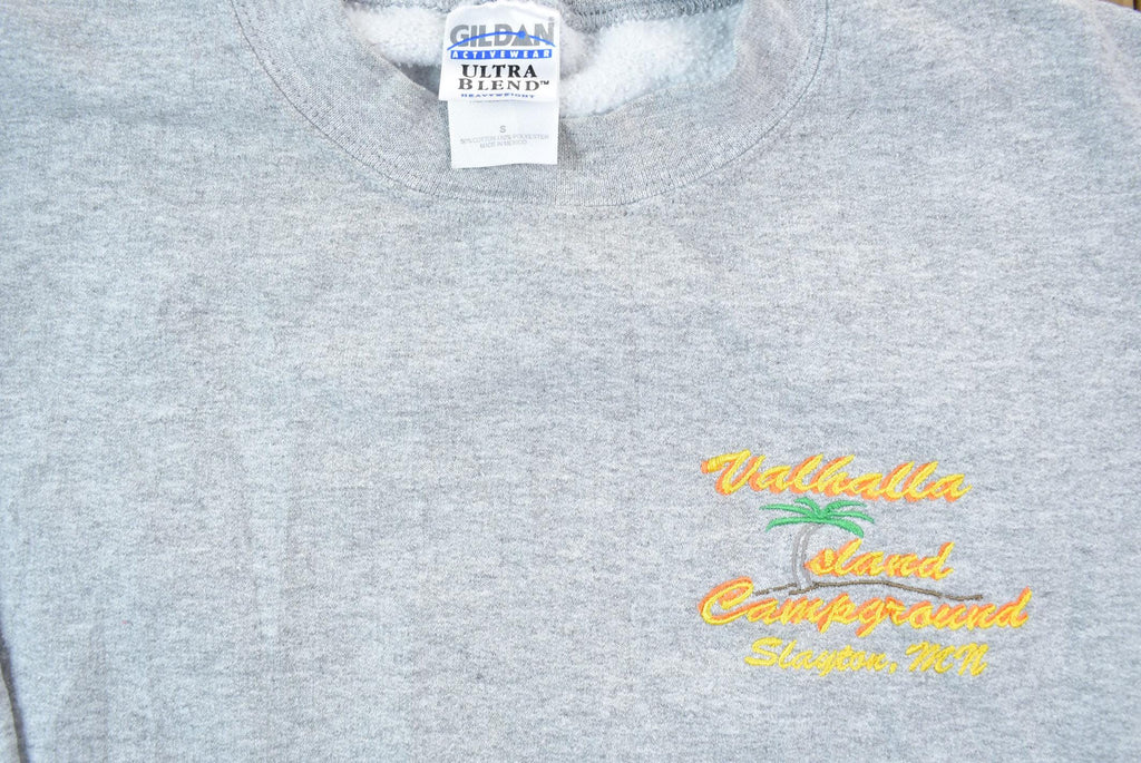 Vintage 1990s Valhalla Island Campground Crewneck Sweatshirt