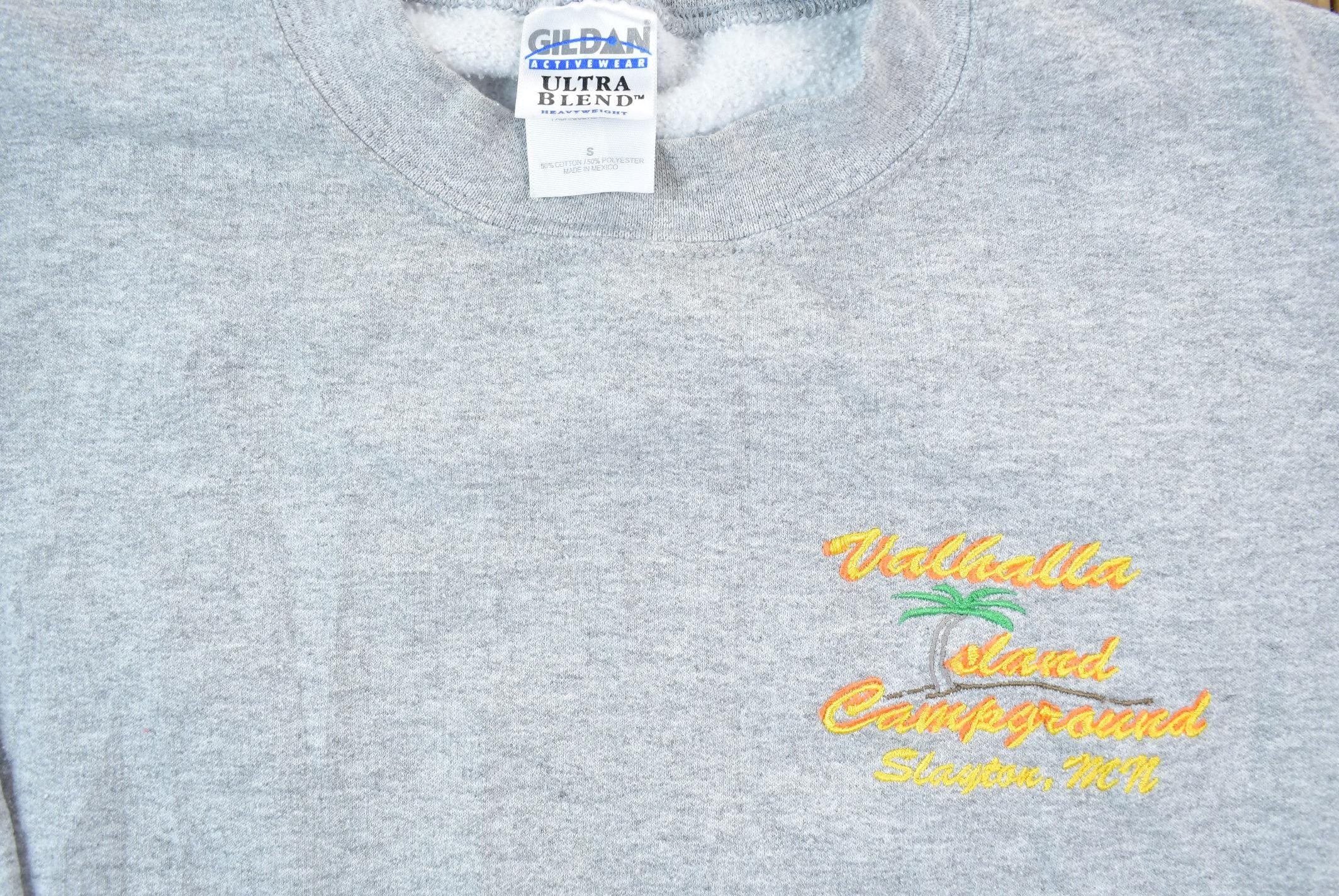 Vintage 1990s Valhalla Island Campground Crewneck Sweatshirt