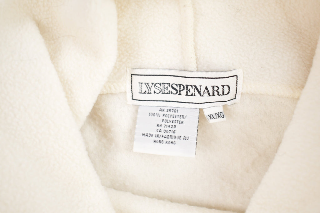 Vintage 1990s Lysespenard Embroidered Fleece Sweater