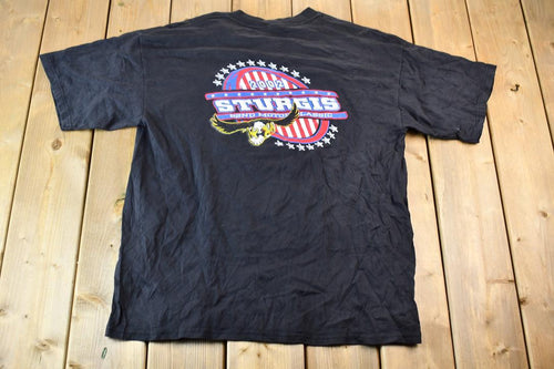 Vintage 2002 62nd Sturgis South Dakota Motor Classic Graphic T-Shirt / One Nation Under God / Vintage Motorcycle Rally T-Shirt
