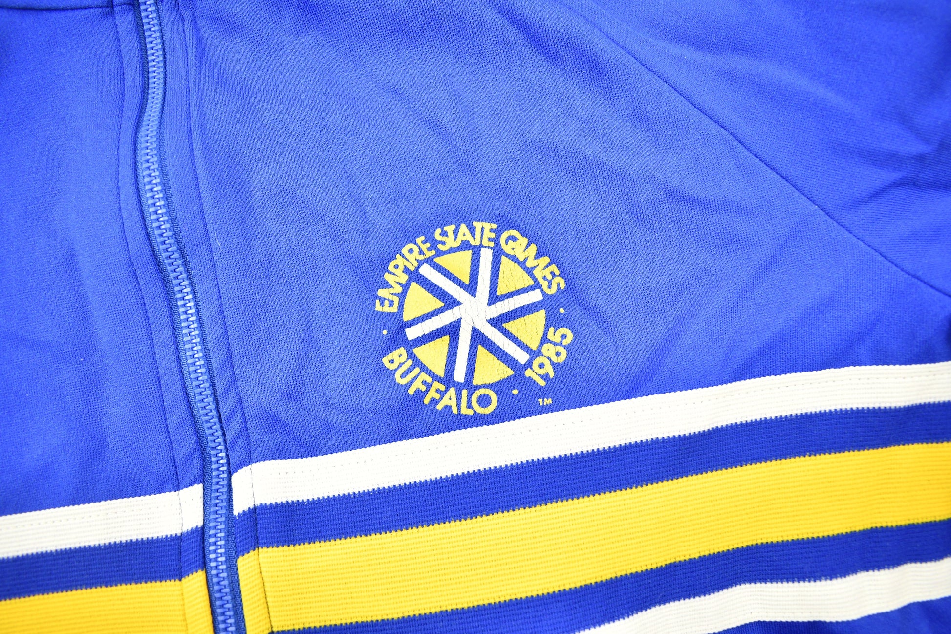 Vintage 1985 Buffalo Empire State Games Full Zip Sweatshirt