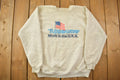 Vintage 1990s Tupperware USA Flag Crewneck Sweatshirt