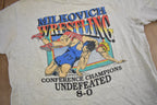 Vintage 1990s Milkovich Wrestling Conference Champions Graphic T Shirt