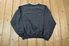 Vintage 1990s Pleasant Shade Double Collar Floral Design Cute Crewneck Sweater