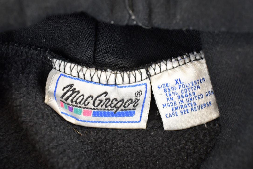 Vintage 1990s Mac Gregor Full Zip Hoodie Streetwear Blank Sweatshirt Men's L / 90's Sun Faded Thrashed Boxy Fit Streetwear Sweater