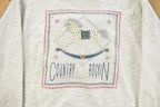 Vintage 1990s Country Rockin Crewneck Sweatshirt Men's Small