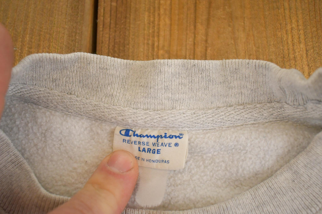 Vintage Y2K Washington And Lee Champion Reverse Weave Sweatshirt Men's L / 2000s Heavyweight Sweater / 2000s Cross Grain