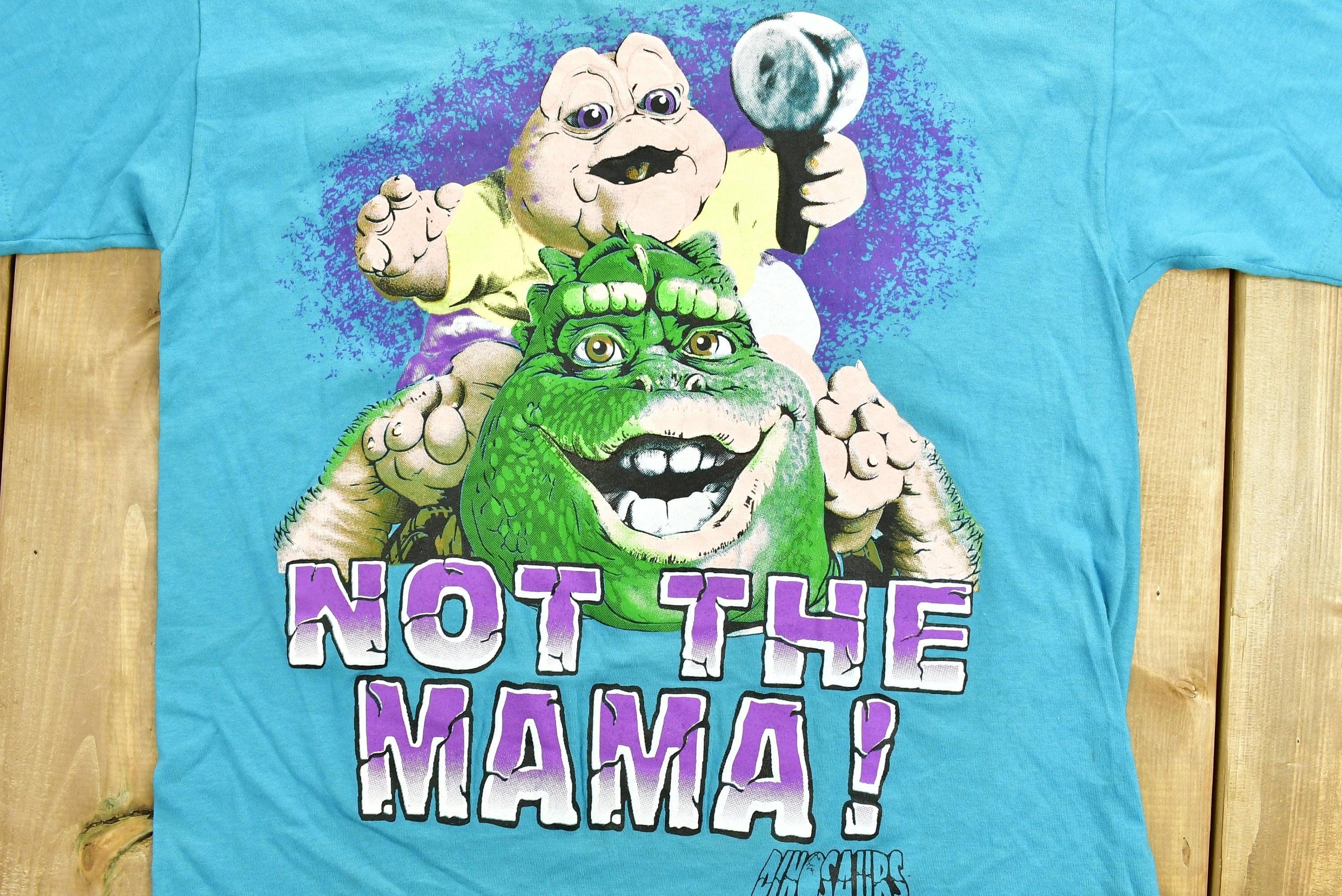 Vintage 1992 Dinosaurs Disney Cartoon T-Shirt