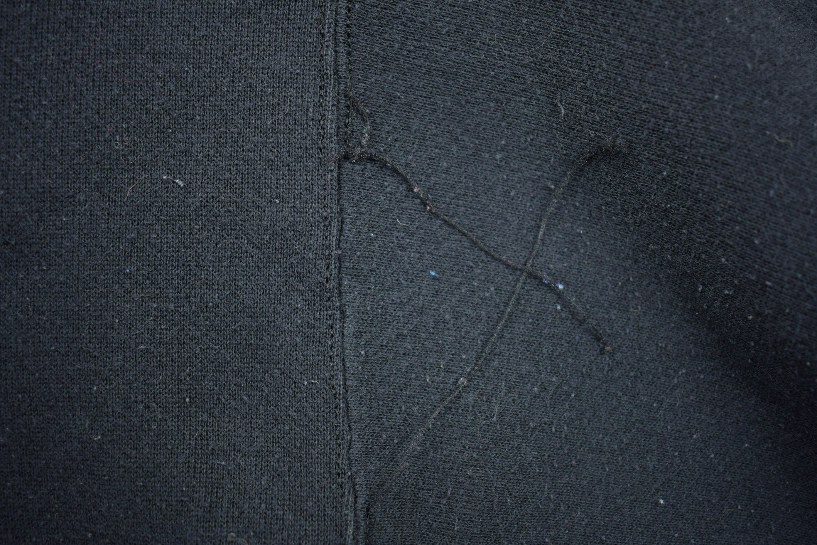 Vintage 1990s Blank Black Crewneck Sweatshirt