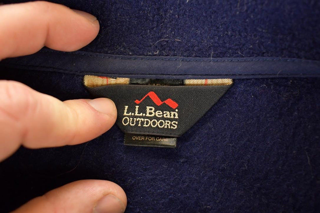 Vintage 1990s LL Bean Outdoors Fleece Outdoorsman Sweater Vest Men's XL
