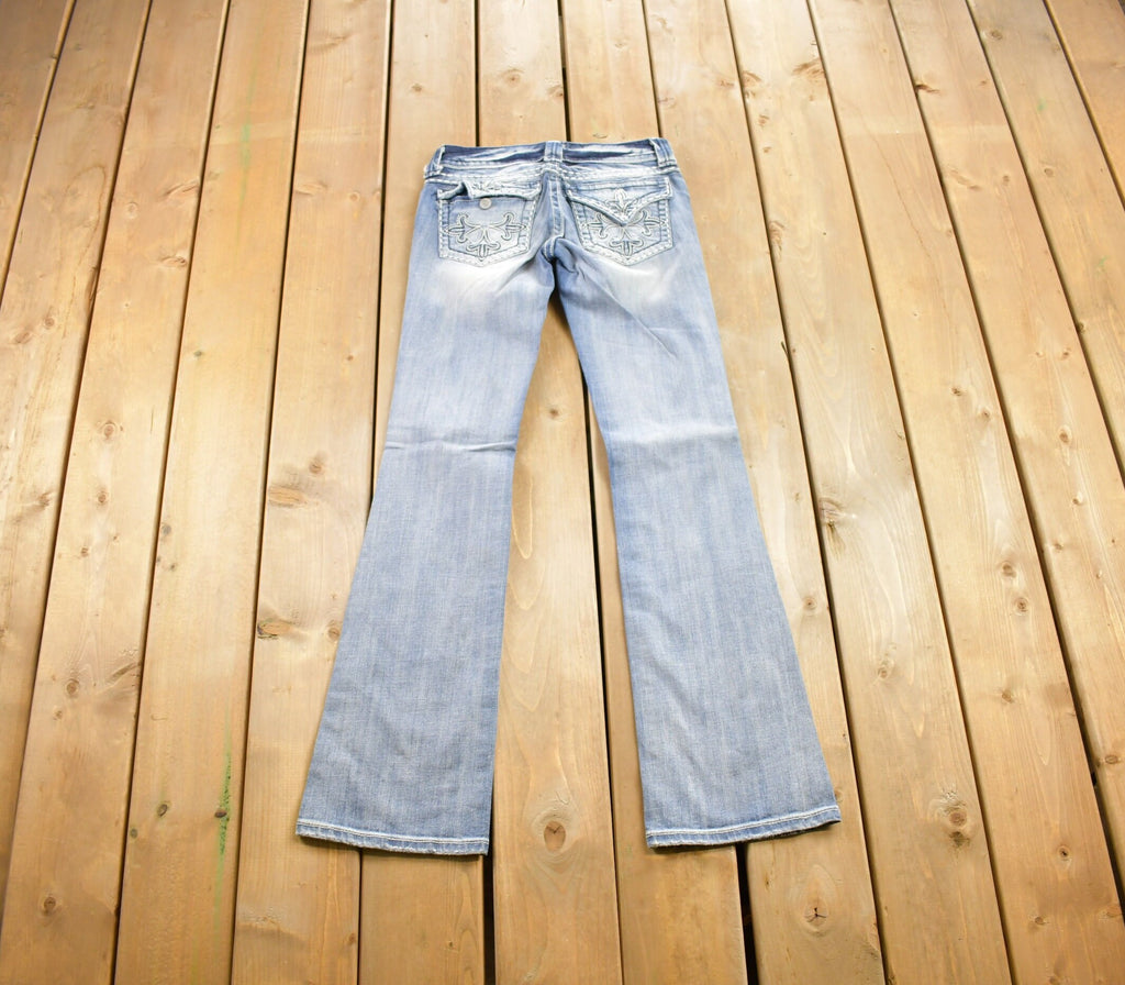 Vintage Y2K Miss Me Bedazzled Low Rise Jeans Size 26x32