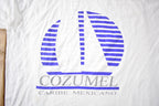 Vintage 1990s Cozumel Caribe Souvenir Travel T Shirt Made In USA Size L