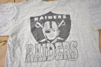 Vintage 1993 Los Angeles Raiders NFL Graphic T-Shirt Made In USA
