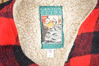 Vintage 1980s Canyon Guide Outfitters Buffalo Plaid Fleece Lined Vest