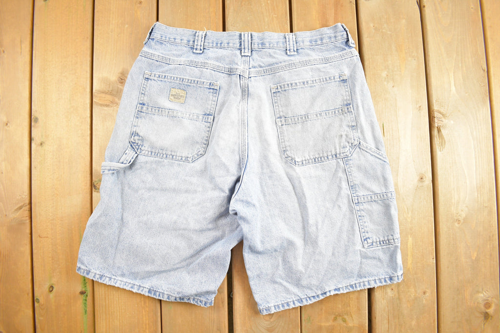 Vintage 1990s Lee Dungarees Can't Bust 'Em Jean Shorts 34 x 10