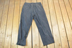 Vintage 1990s Tommy Hilfiger Black Chino Pants Size 34 x 28