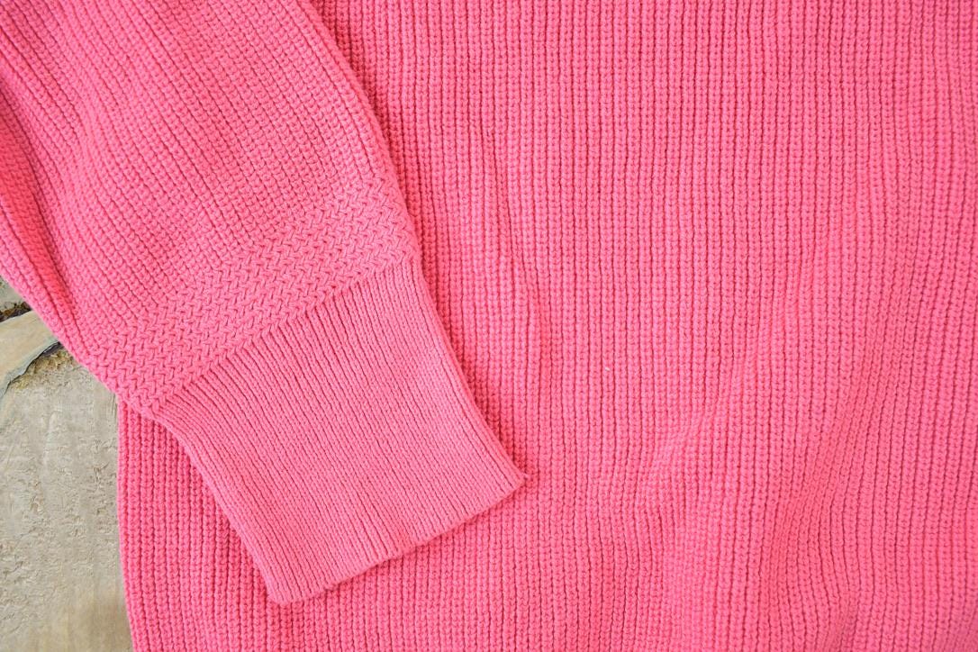 Vintage 1990s Eddie Bauer Knit Abstract Pattern Collared Crewneck Sweater