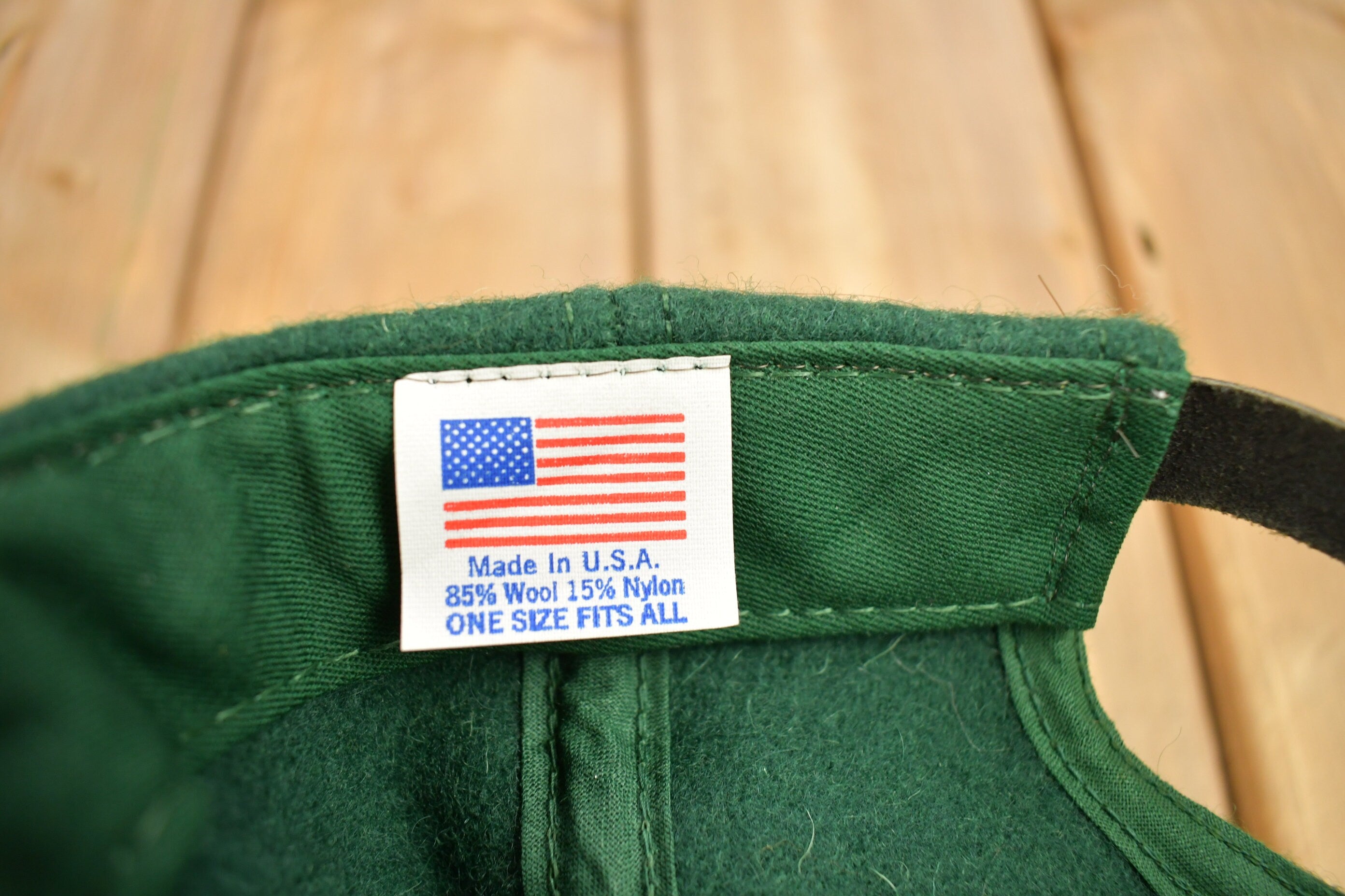 Vintage 1990s A&A Express Wool Strap Back Hat