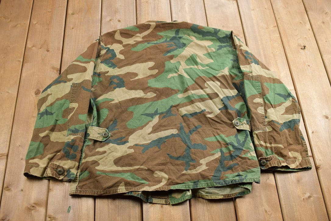 Vintage Military Button Up Shirt