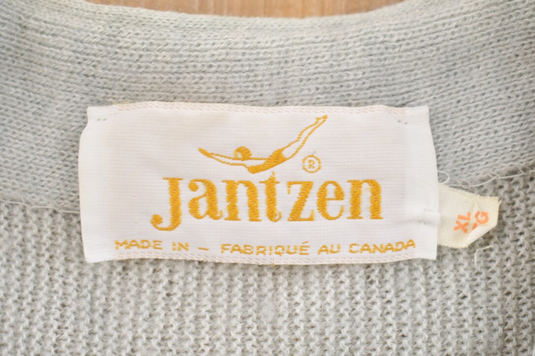 Vintage 1980s Jantzen Cardigan Sweater