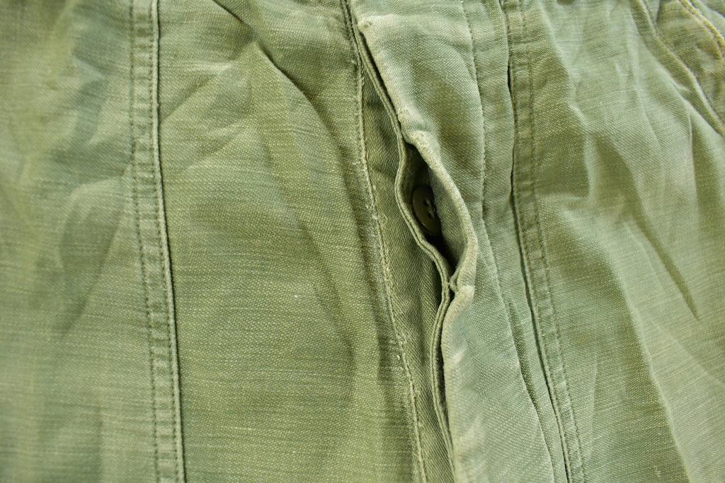 Vintage 1970s Military OG-107 Sateen Fatigue Pants Men's 28 x 29