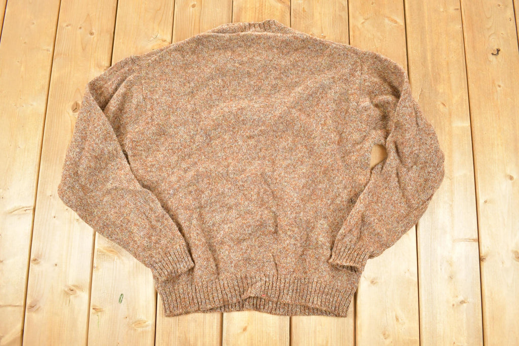 Vintage 1980s LL Bean Wool Knit Crewneck Sweater Mens M