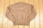 Vintage 1980s LL Bean Wool Knit Crewneck Sweater Mens M