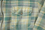 Vintage 1990s Basic Editions Plaid Flannel Button Up Shirt / 1990s Button Up / Vintage Flannel / Plaid Shirt / Button Down