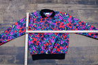 Vintage 1990s Lauren Lee All Over Print Button Up Windbreaker